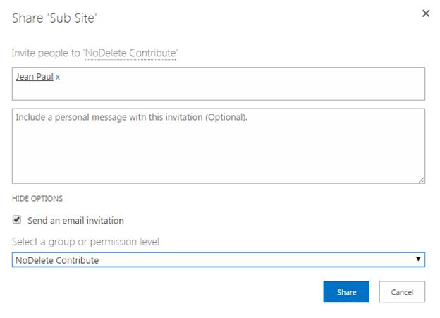 Testing the Permission Level